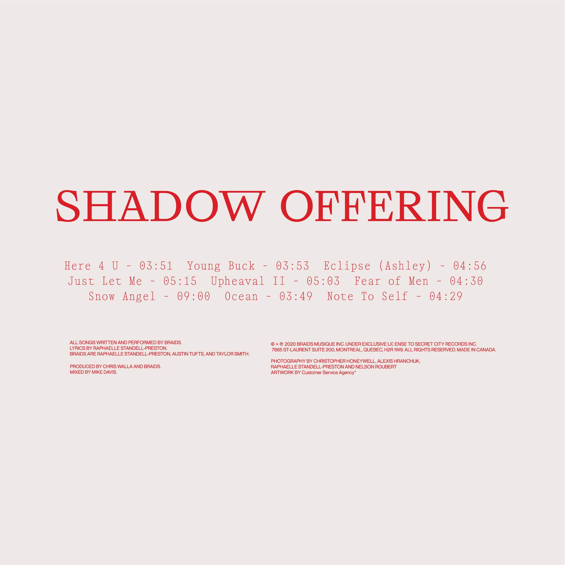‘SHADOW OFFERING’ TOTE BAG - image 3 of 3